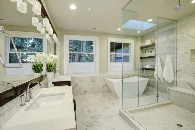 Luxury Bathroom with Custom Fixtures